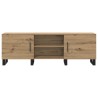 Meuble TV 150 x 30 x 50 cm Chêne artisanal Bois d'ingénierie 624573624573