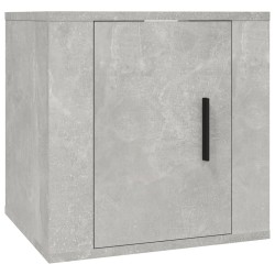 Meuble TV mural Gris béton 40x34,5x40 cm 624575624575