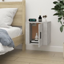 Meuble TV mural Gris béton 40x34,5x40 cm 624575624575