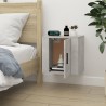 Meuble TV mural Gris béton 40x34,5x40 cm 624575624575