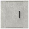 Meuble TV mural Gris béton 40x34,5x40 cm 624575624575