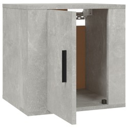 Meuble TV mural Gris béton 40x34,5x40 cm 624575624575