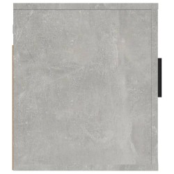 Meuble TV mural Gris béton 40x34,5x40 cm 624575624575