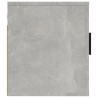 Meuble TV mural Gris béton 40x34,5x40 cm 624575624575