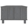 Table basse HAMAR Gris foncé 100x55x35 cm Bois massif de pin 624576624576