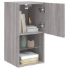 Meubles TV avec lumières LED 2 pcs sonoma gris 30,5x30x60 cm 624579624579