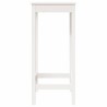Table de bar blanc 50x50x110 cm bois massif de pin 624581624581