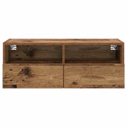 Meuble TV mural Bois Ancien 80 x 30 x 30 cm Bois d'ingénierie 624584624584