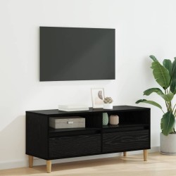 Meuble TV Chêne noir 100 x 34,5 x 44,5 cm Bois d'ingénierie 624590624590