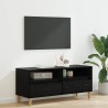 Meuble TV Chêne noir 100 x 34,5 x 44,5 cm Bois d'ingénierie 624590624590