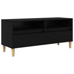 Meuble TV Chêne noir 100 x 34,5 x 44,5 cm Bois d'ingénierie 624590624590