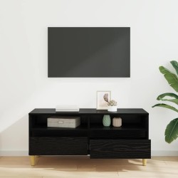 Meuble TV Chêne noir 100 x 34,5 x 44,5 cm Bois d'ingénierie 624590624590