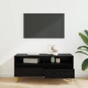 Meuble TV Chêne noir 100 x 34,5 x 44,5 cm Bois d'ingénierie 624590624590