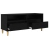 Meuble TV Chêne noir 100 x 34,5 x 44,5 cm Bois d'ingénierie 624590624590