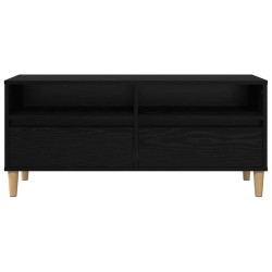 Meuble TV Chêne noir 100 x 34,5 x 44,5 cm Bois d'ingénierie 624590624590