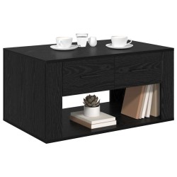 Table basse Chêne noir 80 x 50 x 40 cm Bois d'ingénierie 624593624593
