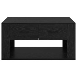 Table basse Chêne noir 80 x 50 x 40 cm Bois d'ingénierie 624593624593
