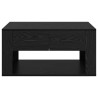 Table basse Chêne noir 80 x 50 x 40 cm Bois d'ingénierie 624593624593