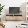Meuble TV chêne sonoma 100x34,5x44,5 cm bois d'ingénierie 624599624599