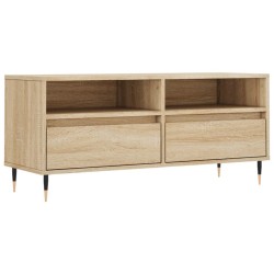 Meuble TV chêne sonoma 100x34,5x44,5 cm bois d'ingénierie 624599624599