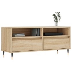 Meuble TV chêne sonoma 100x34,5x44,5 cm bois d'ingénierie 624599624599