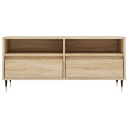 Meuble TV chêne sonoma 100x34,5x44,5 cm bois d'ingénierie 624599624599