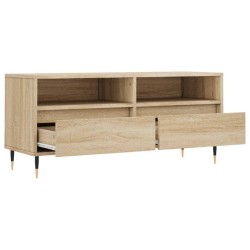 Meuble TV chêne sonoma 100x34,5x44,5 cm bois d'ingénierie 624599624599