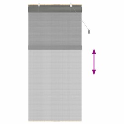 Store enrouleur Gris 100 x 220 cm Bambou 624604624604