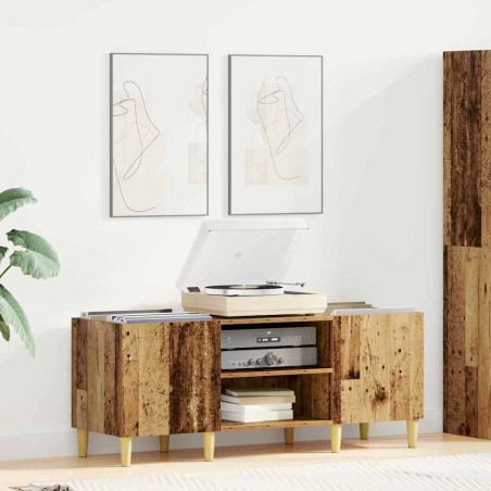 Meuble à vinyles Bois Ancien 121 x 38 x 48 cm Bois d'ingénierie 624605624605