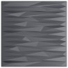 Panneaux muraux 24 pcs Gris pierre 50 x 50 cm Mousse XPS 624611624611