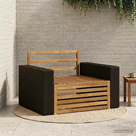 Sofa de milieu extérieur Naturel 624612624612