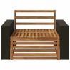 Sofa de milieu extérieur Naturel 624612624612