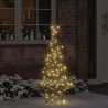 Sapin de Noël avec 120 LED Blanc chaud 150 cm Rotin 624616624616