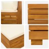 Ensemble de canapés d'extérieur avec coussin 4 Pièce Marron 624619624619