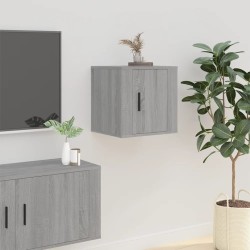 Meubles TV muraux 2 pcs Sonoma gris 40x34,5x40 cm 624623624623