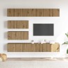 Ensemble de meuble TV mural 6 pcs chêne artisanal 624629624629