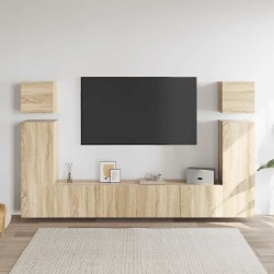 Ensemble de meuble TV 8 pcs Chêne sonoma Bois d'ingénierie 624630624630