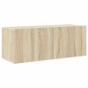 Ensemble de meuble TV 8 pcs Chêne sonoma Bois d'ingénierie 624630624630