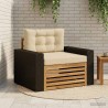 Sofa de milieu extérieur Bois d'Acacia Massif Naturel 624631624631