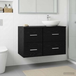 Meuble de Salle de Bain In-between Chêne noir 30 x 41 x 50 cm 624635624635