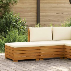 Ensemble de salon de jardin 2 Pièce Marron Bois d'Acacia Massif 624637624637