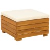 Ensemble de salon de jardin 2 Pièce Marron Bois d'Acacia Massif 624637624637