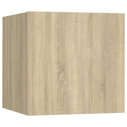 Ensemble de meuble TV 7 pcs Chêne sonoma Bois d'ingénierie 624642624642