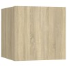 Ensemble de meuble TV 7 pcs Chêne sonoma Bois d'ingénierie 624642624642