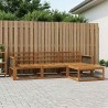Ensemble de canapés d'extérieur 4 pcs Naturel 624643624643