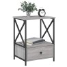 Tables de chevet 2 pcs sonoma gris 50x41x65 cm bois ingénierie 624646624646