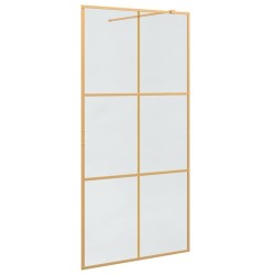 Mur de Douche à L'Italienne Doré 100 x 195 cm verre trempé 624663624663