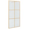 Mur de Douche à L'Italienne Doré 100 x 195 cm verre trempé 624663624663