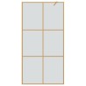 Mur de Douche à L'Italienne Doré 100 x 195 cm verre trempé 624663624663