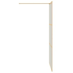 Mur de Douche à L'Italienne Doré 100 x 195 cm verre trempé 624663624663